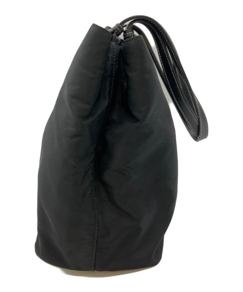 PRADA（プラダ）PRADA (プラダ) テスートナイロンレザートートバッグ ブラックの古着・服飾アイテム