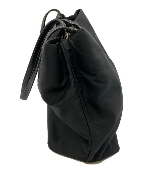 PRADA（プラダ）PRADA (プラダ) テスートナイロンレザートートバッグ ブラックの古着・服飾アイテム