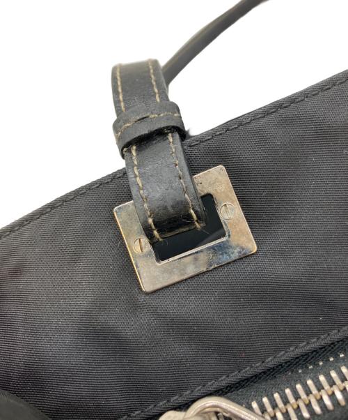 PRADA（プラダ）PRADA (プラダ) テスートナイロンレザートートバッグ ブラックの古着・服飾アイテム