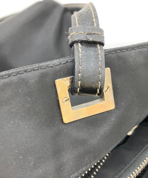 PRADA（プラダ）PRADA (プラダ) テスートナイロンレザートートバッグ ブラックの古着・服飾アイテム