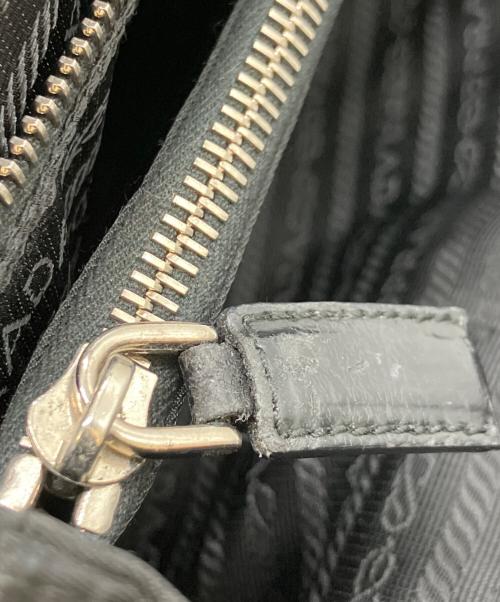 PRADA（プラダ）PRADA (プラダ) テスートナイロンレザートートバッグ ブラックの古着・服飾アイテム