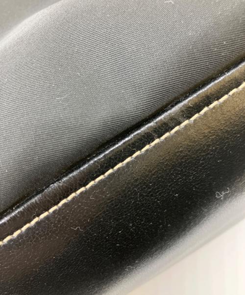 PRADA（プラダ）PRADA (プラダ) テスートナイロンレザートートバッグ ブラックの古着・服飾アイテム