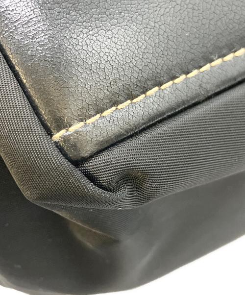 PRADA（プラダ）PRADA (プラダ) テスートナイロンレザートートバッグ ブラックの古着・服飾アイテム