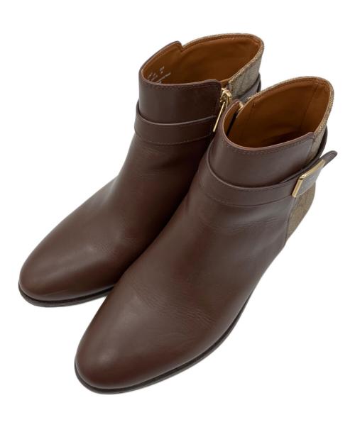 COACH（コーチ）COACH (コーチ) ディーン ブーティ ブラウン サイズ:23の古着・服飾アイテム
