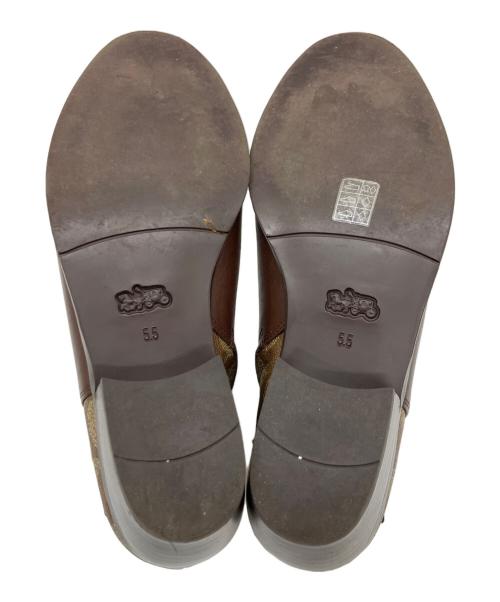 COACH（コーチ）COACH (コーチ) ディーン ブーティ ブラウン サイズ:23の古着・服飾アイテム