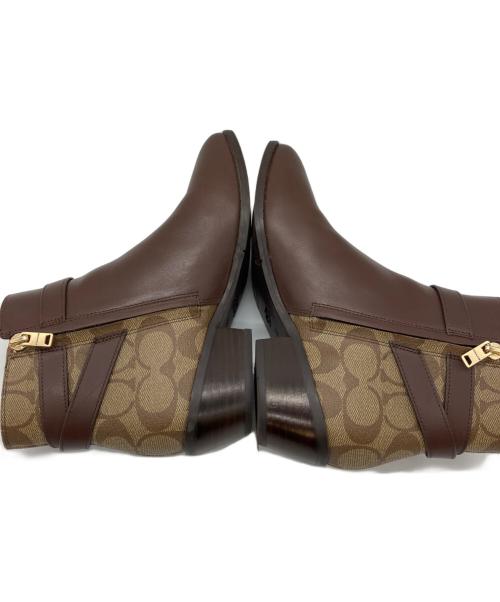 COACH（コーチ）COACH (コーチ) ディーン ブーティ ブラウン サイズ:23の古着・服飾アイテム