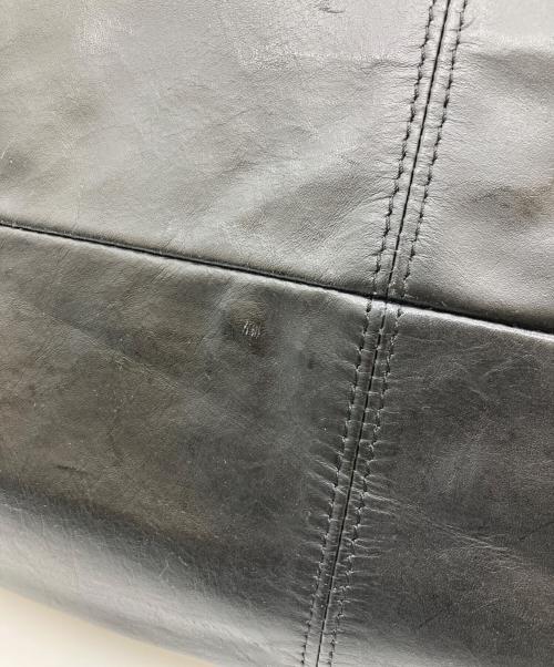 PORTER（ポーター）PORTER (ポーター) レザーボストンバッグ ブラックの古着・服飾アイテム