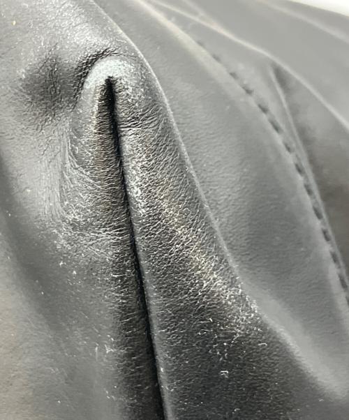 PORTER（ポーター）PORTER (ポーター) レザーボストンバッグ ブラックの古着・服飾アイテム