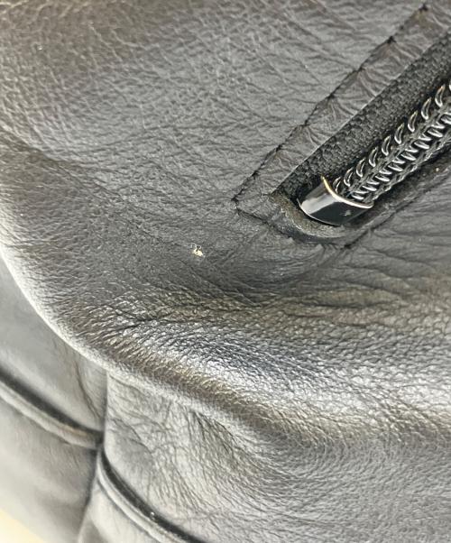 PORTER（ポーター）PORTER (ポーター) レザーボストンバッグ ブラックの古着・服飾アイテム