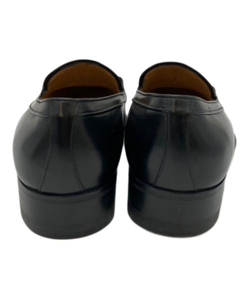 a.testoni（アテストーニ）a.testoni (アテストーニ) タッセルローファー ブラック サイズ:5の古着・服飾アイテム