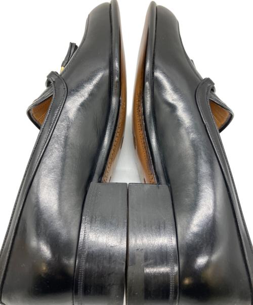 a.testoni（アテストーニ）a.testoni (アテストーニ) タッセルローファー ブラック サイズ:5の古着・服飾アイテム