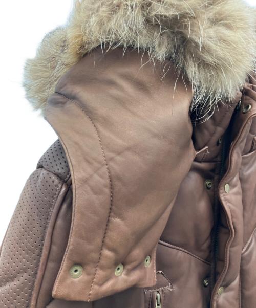 ABAHOUSE（アバハウス）ABAHOUSE (アバハウス) 中綿ジャケット ブラウン サイズ:３の古着・服飾アイテム