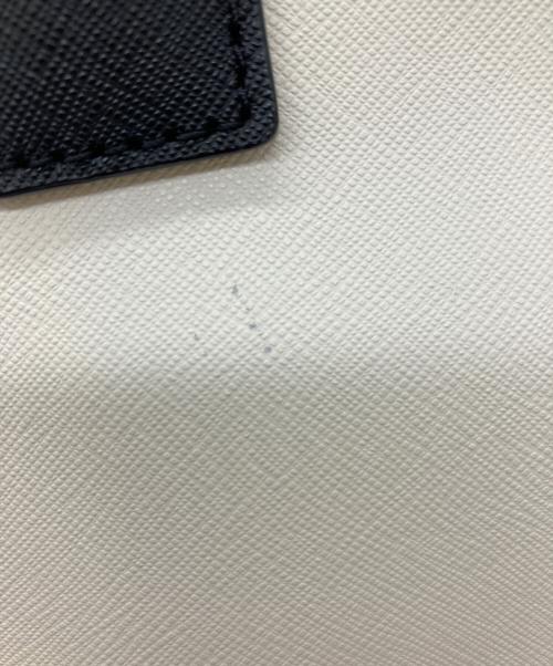 Kate Spade（ケイトスペード）Kate Spade (ケイトスペード) 2WAYバッグ ホワイト×ブラックの古着・服飾アイテム
