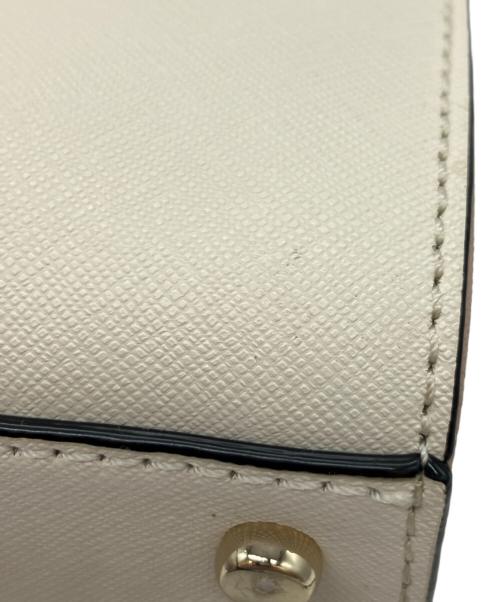 Kate Spade（ケイトスペード）Kate Spade (ケイトスペード) 2WAYバッグ ホワイト×ブラックの古着・服飾アイテム