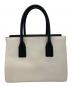 Kate Spade (ケイトスペード) 2WAYバッグ ホワイト×ブラック：5000円