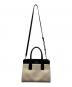 中古・古着 Kate Spade (ケイトスペード) 2WAYバッグ ホワイト×ブラック：5000円