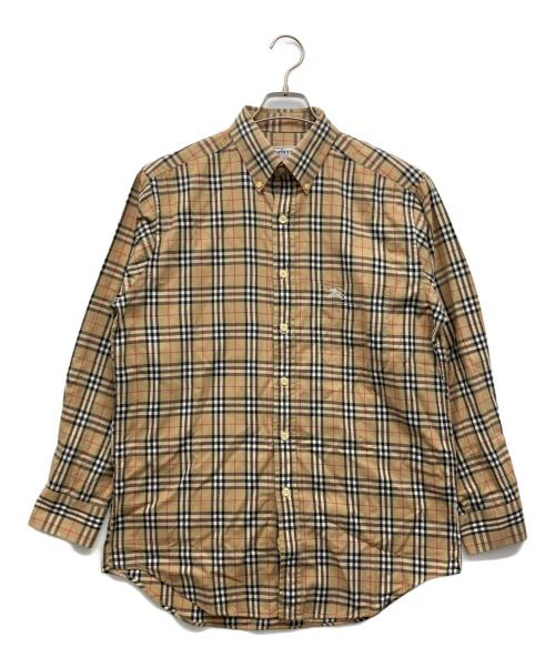 Burberry's（バーバリー）Burberry's (バーバリー) 長袖シャツ ベージュ サイズ:39（M)の古着・服飾アイテム
