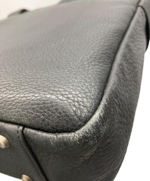 PORTER（ポーター）PORTER (ポーター) レザーハンドバッグ ブラックの古着・服飾アイテム