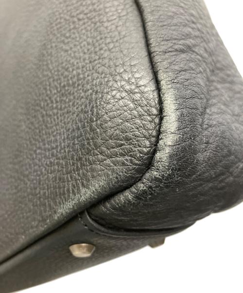 PORTER（ポーター）PORTER (ポーター) レザーハンドバッグ ブラックの古着・服飾アイテム