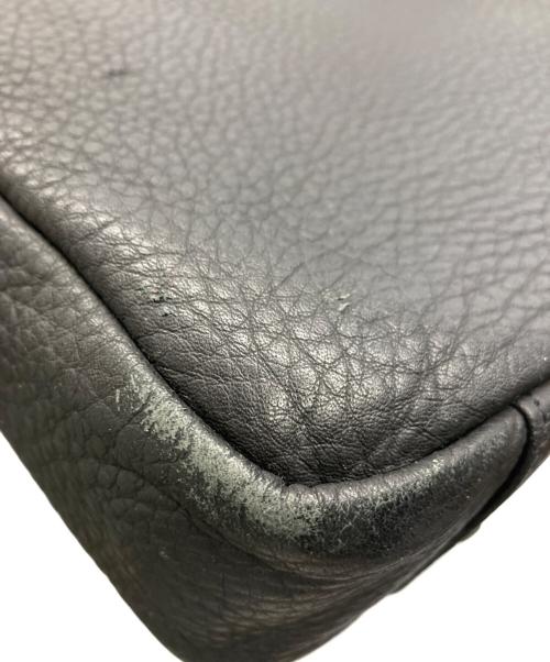 PORTER（ポーター）PORTER (ポーター) レザーハンドバッグ ブラックの古着・服飾アイテム