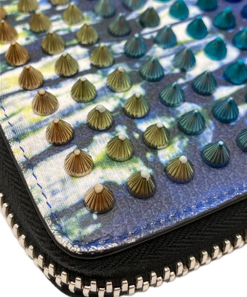 Christian Louboutin（クリスチャン・ルブタン）Christian Louboutin (クリスチャン・ルブタン) ラウンドファスナー長財布 マルチカラーの古着・服飾アイテム