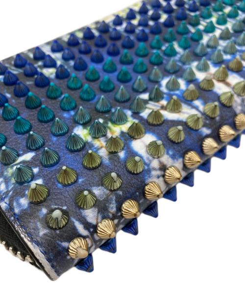 Christian Louboutin（クリスチャン・ルブタン）Christian Louboutin (クリスチャン・ルブタン) ラウンドファスナー長財布 マルチカラーの古着・服飾アイテム