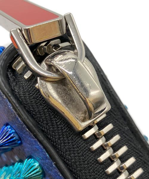 Christian Louboutin（クリスチャン・ルブタン）Christian Louboutin (クリスチャン・ルブタン) ラウンドファスナー長財布 マルチカラーの古着・服飾アイテム