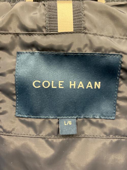 COLE HAAN（コールハーン）COLE HAAN (コールハーン) キルテットバーンジャケット ネイビー サイズ:Lの古着・服飾アイテム