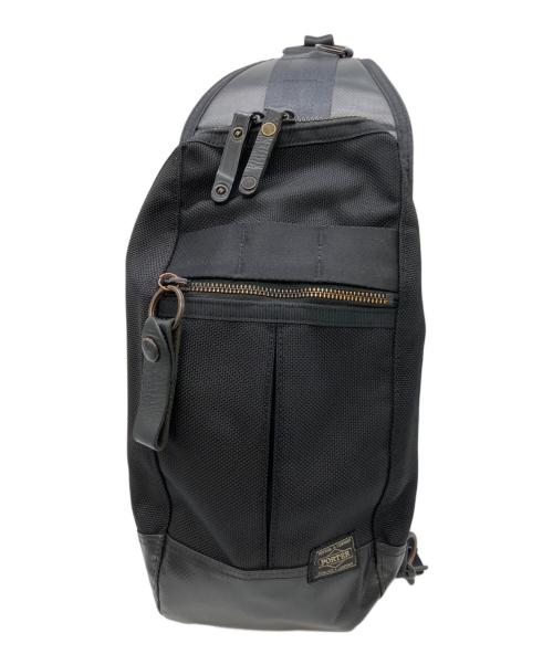 PORTER（ポーター）PORTER (ポーター) ヒートスリングバッグ ブラックの古着・服飾アイテム