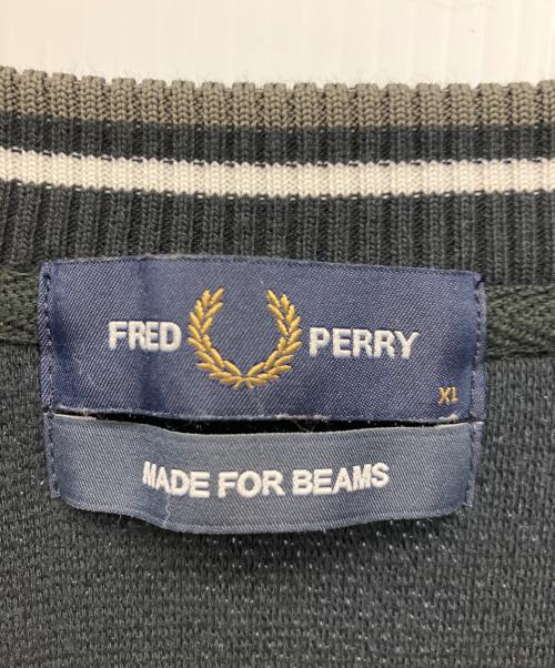 FRED PERRY（フレッドペリー）FRED PERRY (フレッドペリー) 厚手カーディガン ブラック サイズ:XLの古着・服飾アイテム