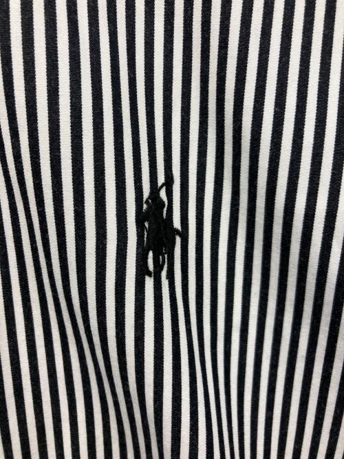 POLO RALPH LAUREN（ポロ・ラルフローレン）POLO RALPH LAUREN (ポロ・ラルフローレン) 長袖シャツ ホワイト×ブラック サイズ:Lの古着・服飾アイテム