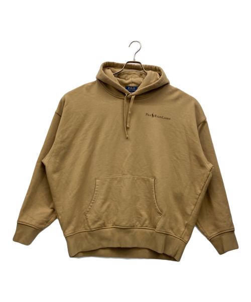 POLO RALPH LAUREN（ポロ・ラルフローレン）POLO RALPH LAUREN (ポロ・ラルフローレン) プルオーバーパーカー ベージュ サイズ:XLの古着・服飾アイテム