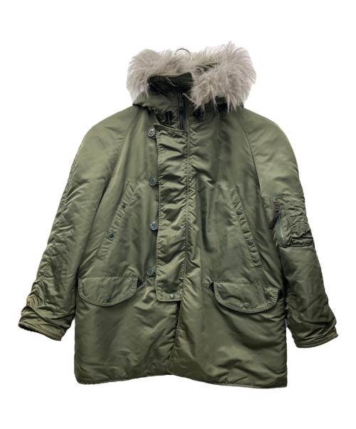 ALPHA（アルファ）ALPHA (アルファ) N-3Bタイプコート オリーブ サイズ:Lの古着・服飾アイテム