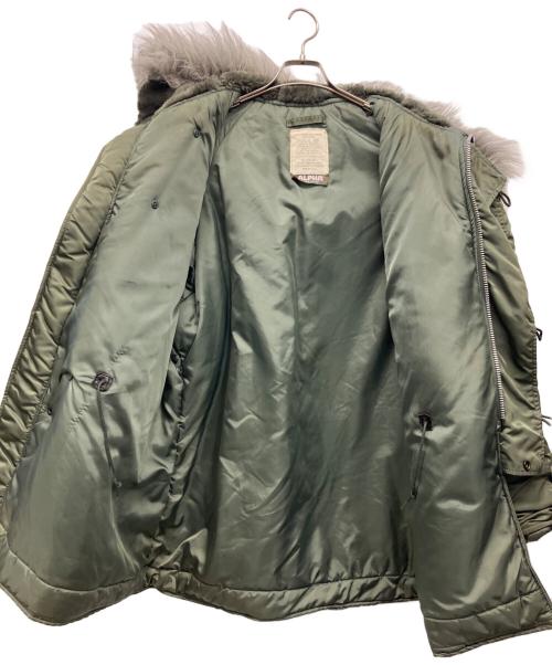ALPHA（アルファ）ALPHA (アルファ) N-3Bタイプコート オリーブ サイズ:Lの古着・服飾アイテム