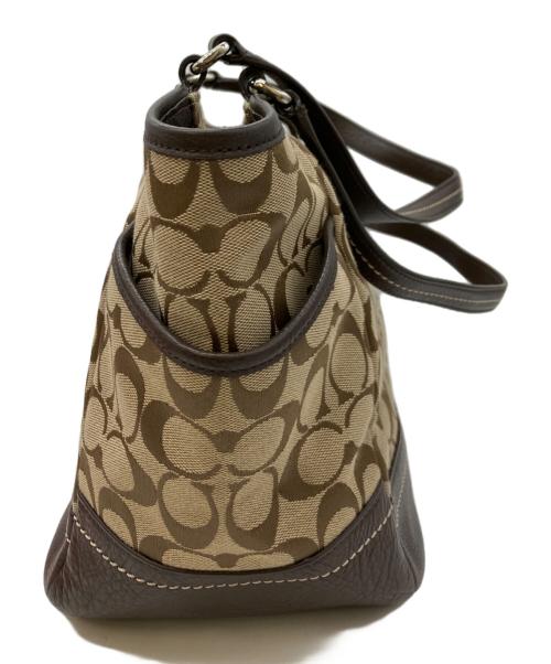 COACH（コーチ）COACH (コーチ) トートバッグ ベージュ×ブラウンの古着・服飾アイテム