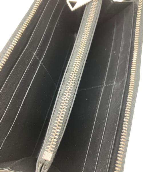 BOTTEGA VENETA（ボッテガベネタ）BOTTEGA VENETA (ボッテガベネタ) ラウンドファスナー長財布 ブラックの古着・服飾アイテム