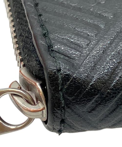 BOTTEGA VENETA（ボッテガベネタ）BOTTEGA VENETA (ボッテガベネタ) ラウンドファスナー長財布 ブラックの古着・服飾アイテム