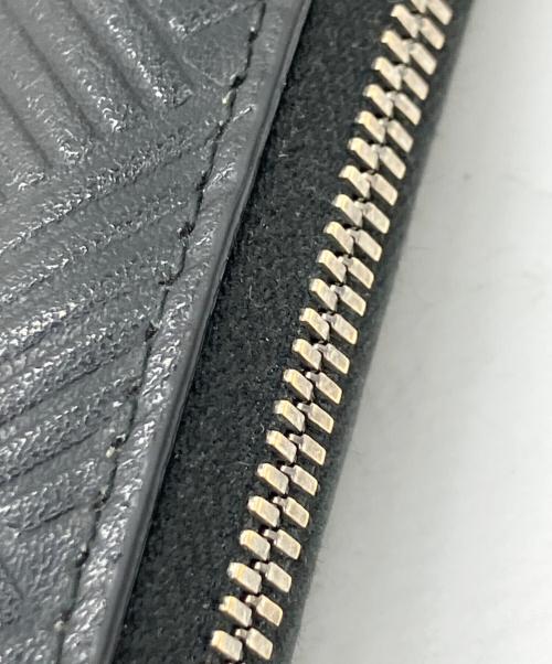 BOTTEGA VENETA（ボッテガベネタ）BOTTEGA VENETA (ボッテガベネタ) ラウンドファスナー長財布 ブラックの古着・服飾アイテム