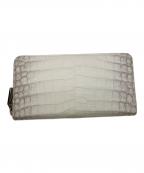 RODANIAロダニア）の古着「ラウンドファスナー長財布」｜ホワイト