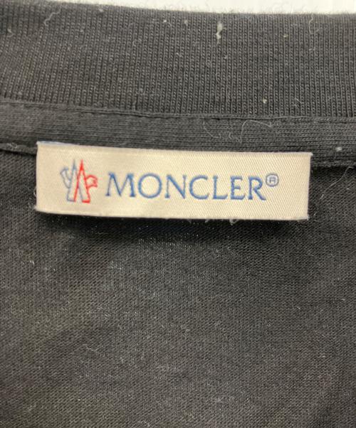 MONCLER（モンクレール）MONCLER (モンクレール) 半袖Tシャツ ブラック サイズ:Mの古着・服飾アイテム