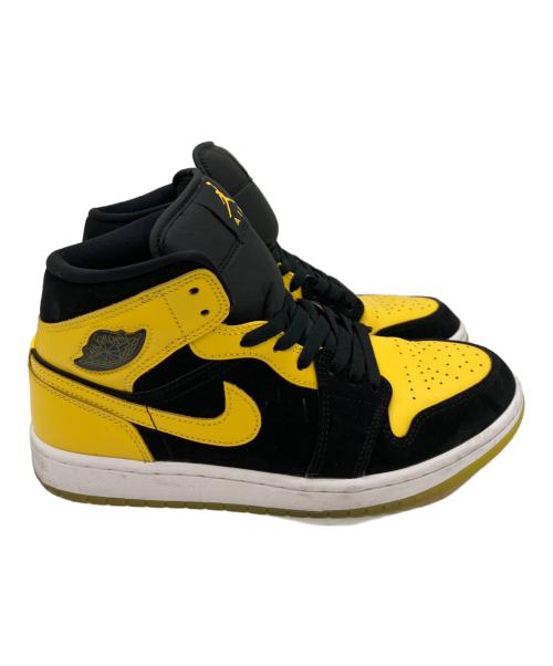NIKE（ナイキ）NIKE (ナイキ) ハイカットスニーカー ブラック×イエロー サイズ:26.5の古着・服飾アイテム