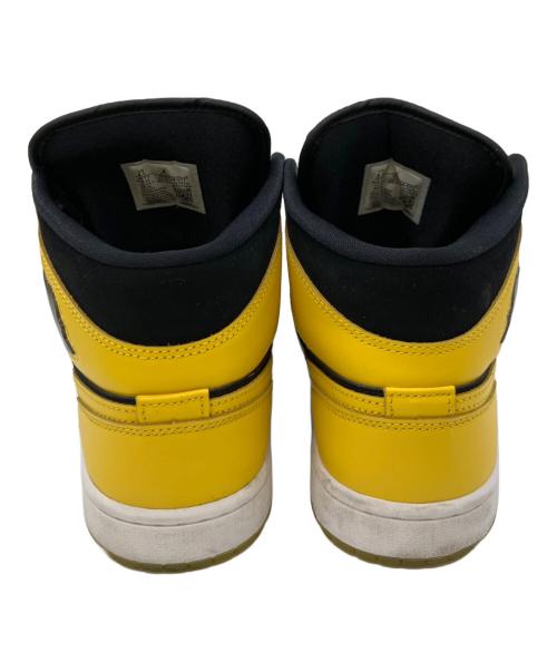 NIKE（ナイキ）NIKE (ナイキ) ハイカットスニーカー ブラック×イエロー サイズ:26.5の古着・服飾アイテム