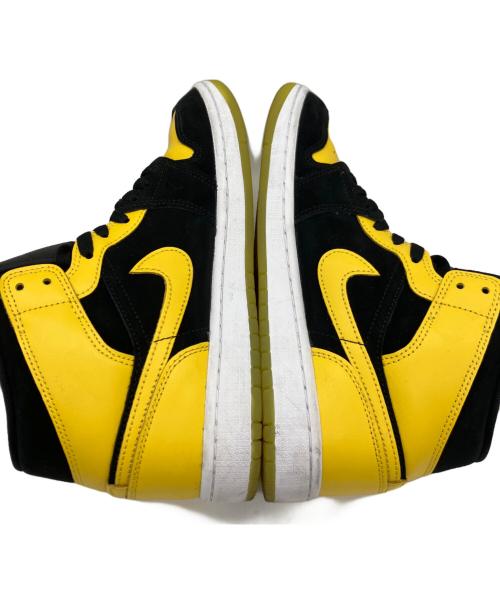 NIKE（ナイキ）NIKE (ナイキ) ハイカットスニーカー ブラック×イエロー サイズ:26.5の古着・服飾アイテム