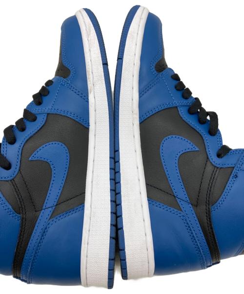 NIKE（ナイキ）NIKE (ナイキ) AIR JORDAN 1 RETRO HIGH ブラック×ブルー サイズ:27の古着・服飾アイテム
