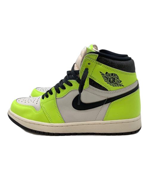NIKE（ナイキ）NIKE (ナイキ) AIR JORDAN 1 RETRO HIGH OG ホワイト×イエロー サイズ:US9.5の古着・服飾アイテム