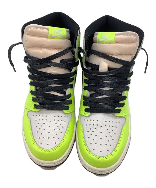 NIKE（ナイキ）NIKE (ナイキ) AIR JORDAN 1 RETRO HIGH OG ホワイト×イエロー サイズ:US9.5の古着・服飾アイテム