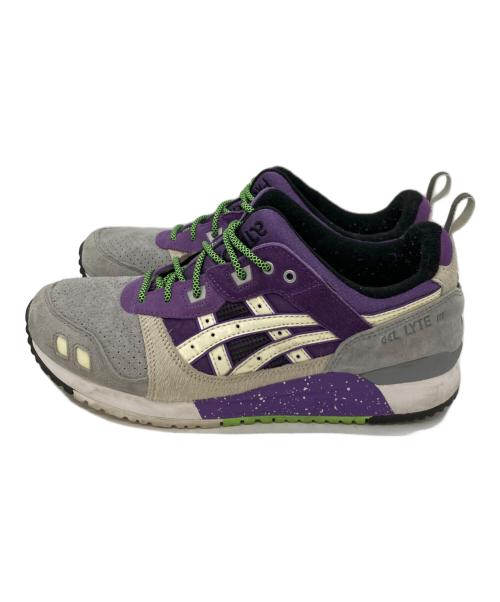 asics（アシックス）asics (アシックス) GEL-LYTE III OG グレー×パープル サイズ:27の古着・服飾アイテム