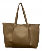 BEAUTY&YOUTH UNITED ARROWSビューティーアンドユースユナイテッドアローズ）の古着「フェイクレザートートバッグ」｜ベージュ