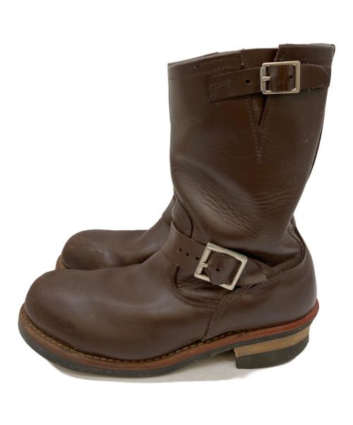 RED WING（レッドウィング）RED WING (レッドウィング) エンジニアブーツ ブラウン サイズ:USA8 1/2の古着・服飾アイテム