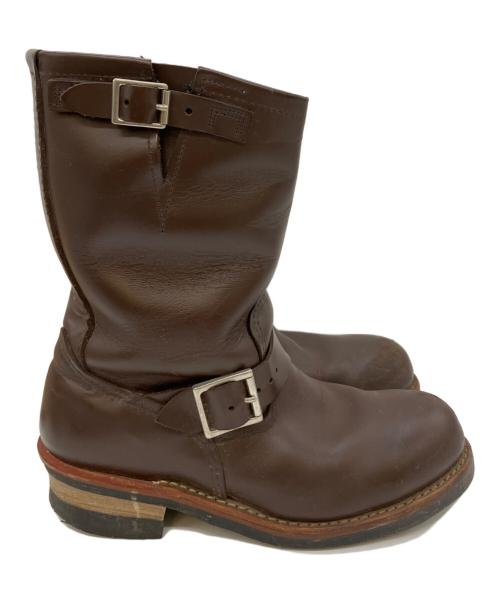 RED WING（レッドウィング）RED WING (レッドウィング) エンジニアブーツ ブラウン サイズ:USA8 1/2の古着・服飾アイテム